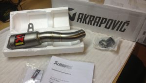 Akrapovic Yamaha R3 SS Titanium Slipon Exhaust S-Y2SO11-AHCSS