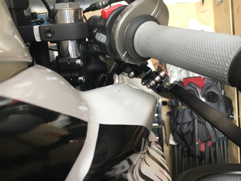 Yamaha R3 Woodcraft 1.5 rise clipons