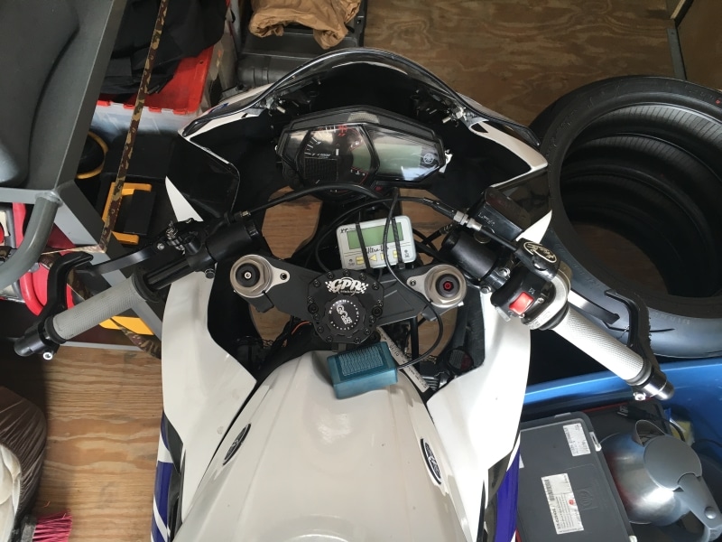 Yamaha R3 Woodcraft 1.5 rise clipons