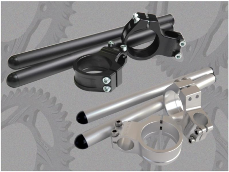 Vortex Racing Clip-Ons – 41mm - 7 Degree Drop Angle - Kawasaki Ninja 400