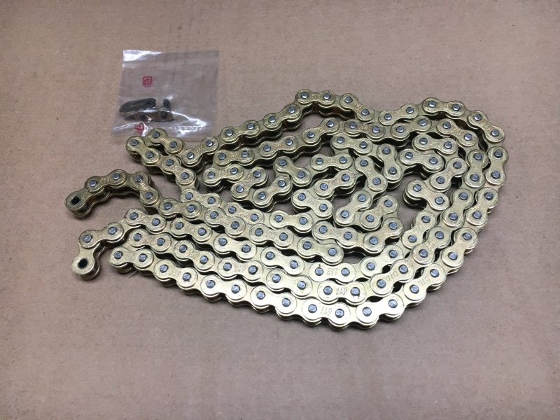DID 415ERZ Gold 415 Drive Chain 134 links Kawasaki Ninja 400