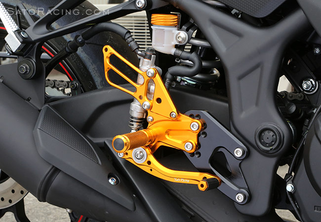 Adjustable Rearsets for YAMAHA YZF R3 R25 2015-2020 Motorcycle Accessories Foot Pegs Footrests Rear Set YZF-R3 YZF-R25 Black 2016 2017 2018 Version 2.0 Arashi 