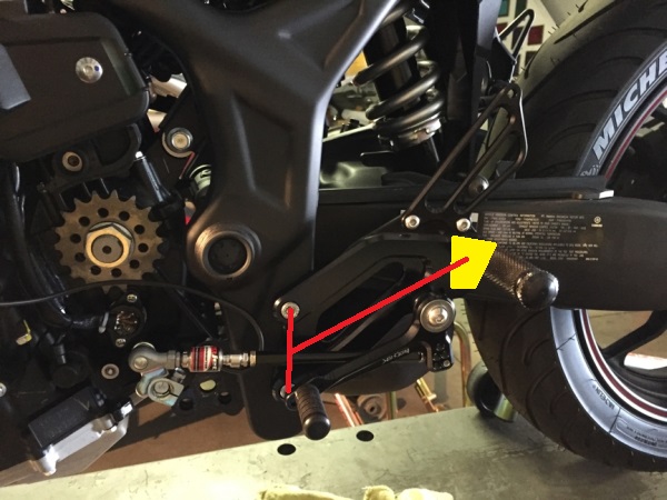 Sato Racing Yamaha R3 Rearsets