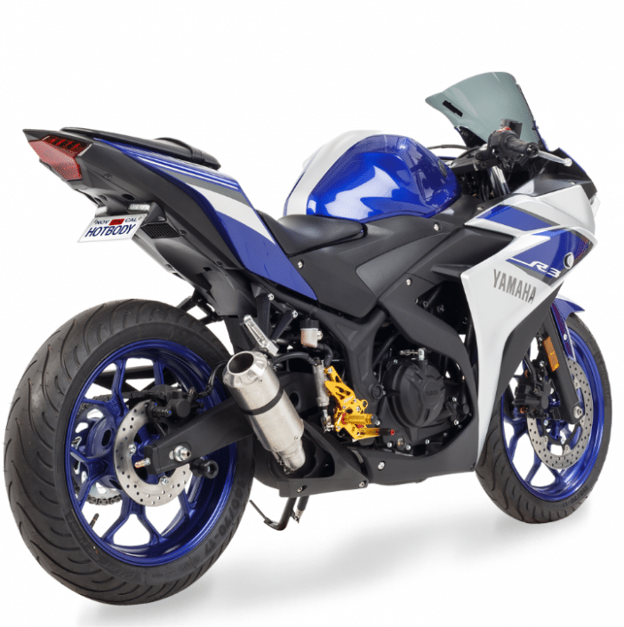 Hotbodies Fender Eliminator w/ Integrated LED Turn Signals Yamaha R3
