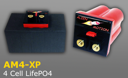 Alien Motion AM4-XP 4 Cell Lithium Battery Yamaha R3