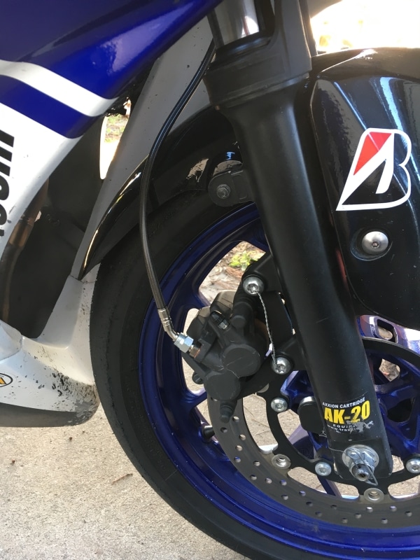 Yamaha r3 clearance brembo caliper