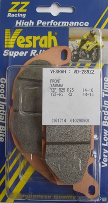 Vesrah Super RJL-ZZ Brake Pads Yamaha R3