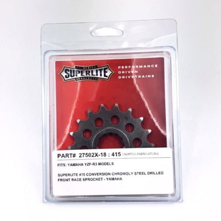 Superlite NortonFab Motorsports Race Spec 415 Front Sprocket Yamaha R3 package