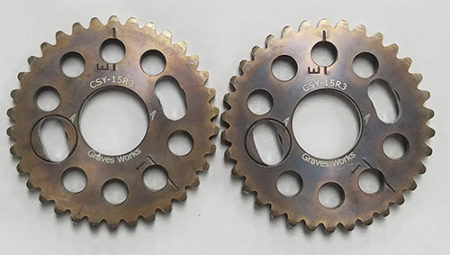 Graves Motorsports Slotted Cam Sprockets Yamaha R3