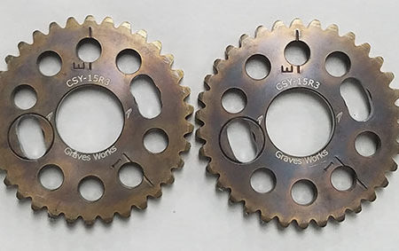 Graves Motorsports Slotted Cam Sprockets Yamaha R3