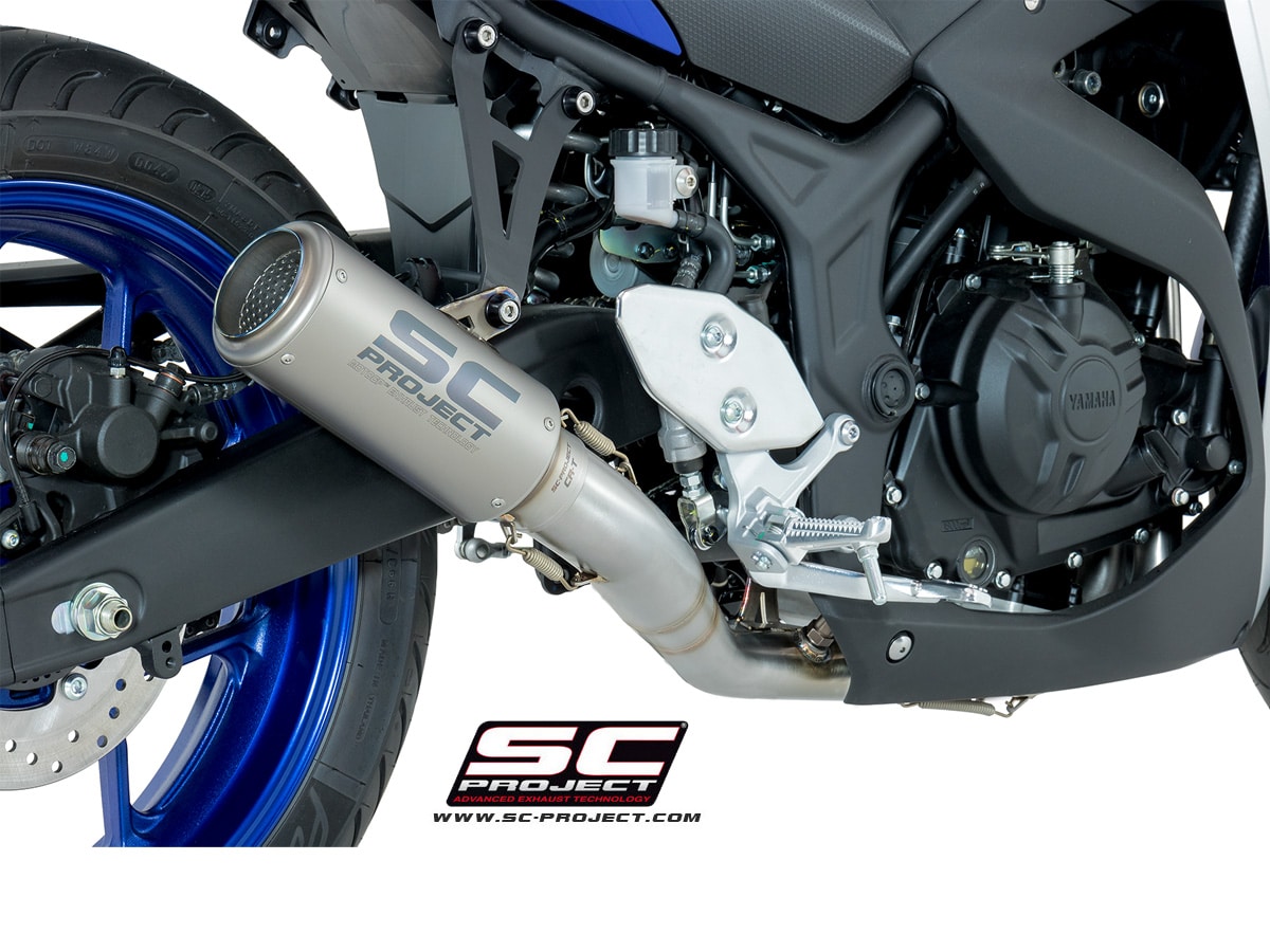 SC Project CR-T Full System Exhaust - Yamaha R3 / MT-03