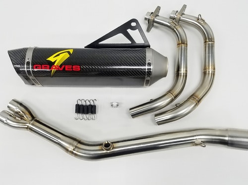 Graves Motorsports Kawasaki Ninja EX400 WORKS2 Full Exhaust System