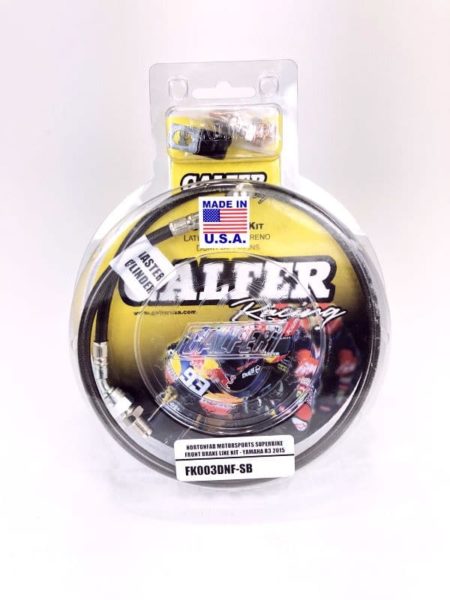 Norton/Galfer Race Spec Superbike Stainless Steel Front Brake Line Yamaha R3 Kawasaki Ninja 400