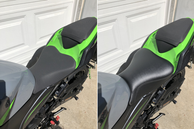 2025 Ninja 400 Seat Height Isaac Gray