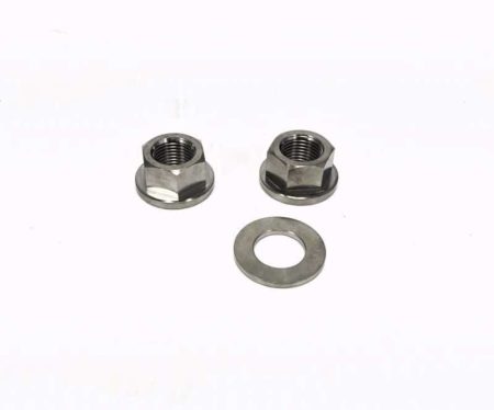 KN439-01 Norton Racing Titanium Axle Nuts and Washer - Kawasaki Ninja 400 Z400