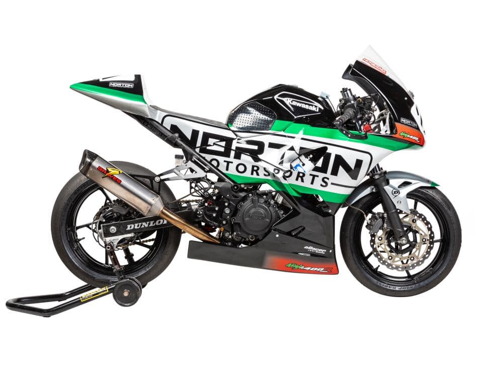 Norton Gp Spec Race Bodywork Graphics Kit - Kawasaki Ninja 400 2018-