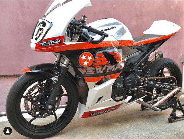 Norton GP Spec Race Bodywork Graphics Kit Kawasaki Ninja 400 2018
