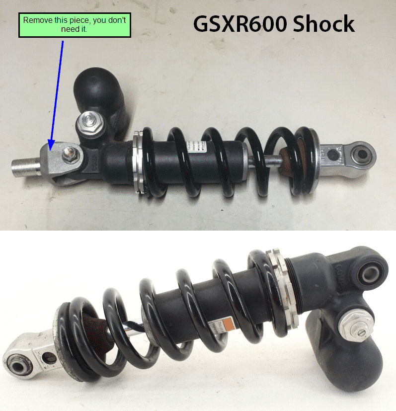 GSXR Shock Kawasaki Ninja 400 Z400 Adapter Kit