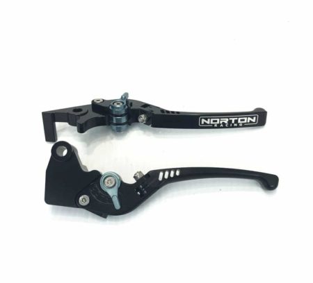 KN415TE Norton Racing Race Levers Teal Adjusters Kawasaki Ninja 400