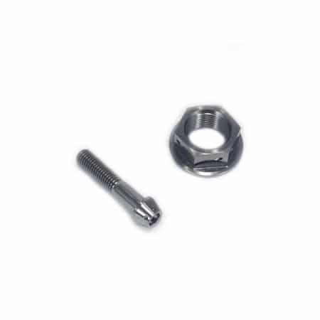 APR639 Titanium Drilled Axle Nut And Fork Pinch Bolt APRILIA RS660