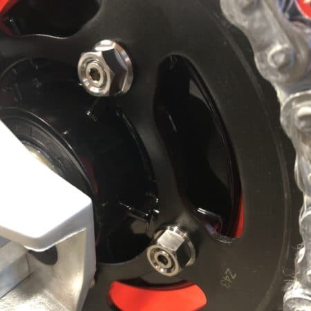 APR639 Titanium Sprocket Nuts APRILIA RS660 2