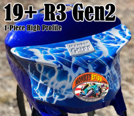 MonkeyGripp One-Piece "Low Profile" Tank Extensions - Yamaha R3 2019+