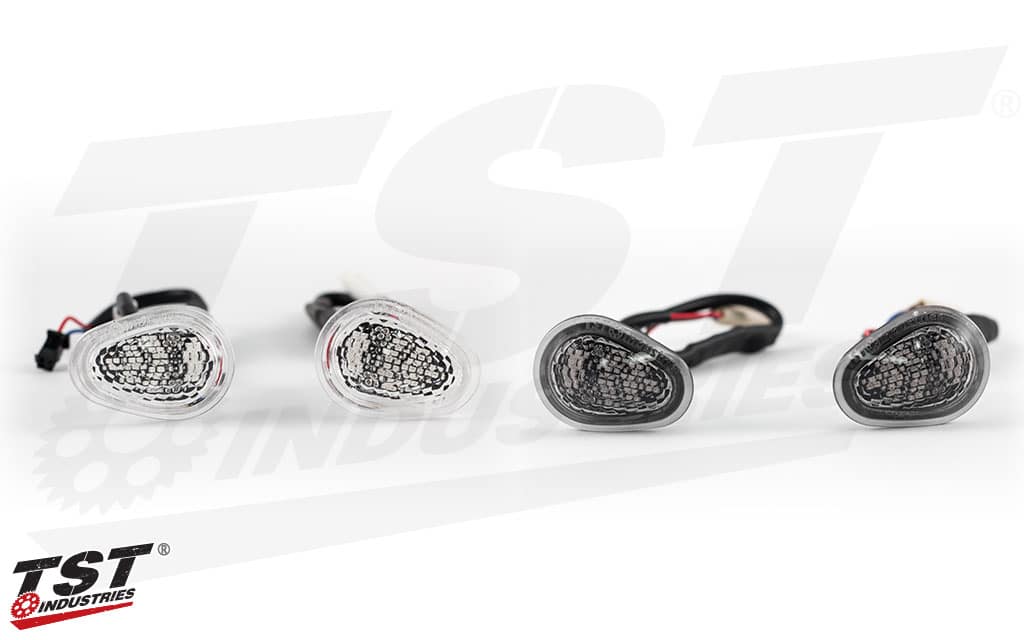 TST HALO GTR FRONT LED FLUSH MOUNT TURN SIGNALS YAMAHA R7