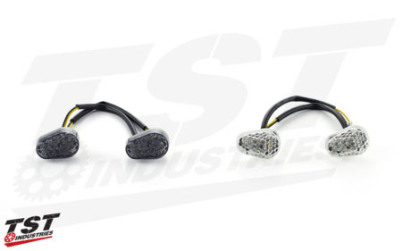 TST LED CLEAR FRONT FLUSHMOUNT TURN SIGNALS FOR YAMAHA - R3 / MT-03 / FZ-07 / MT-07 / XSR700 / R7