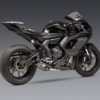 Yoshimura R-77 Works Finish Full Race Exhaust w/ Carbon Fiber Muffler - Yamaha R7 21+ / MT-07 / FZ-07 - Image 2