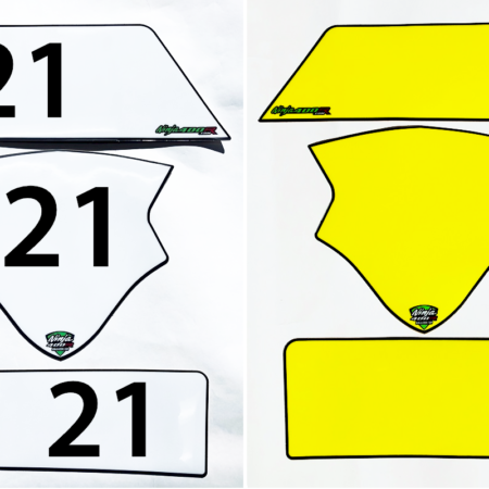 Kawasaki Ninja 400 Ninja400R Front And Side Number Plates Numbers