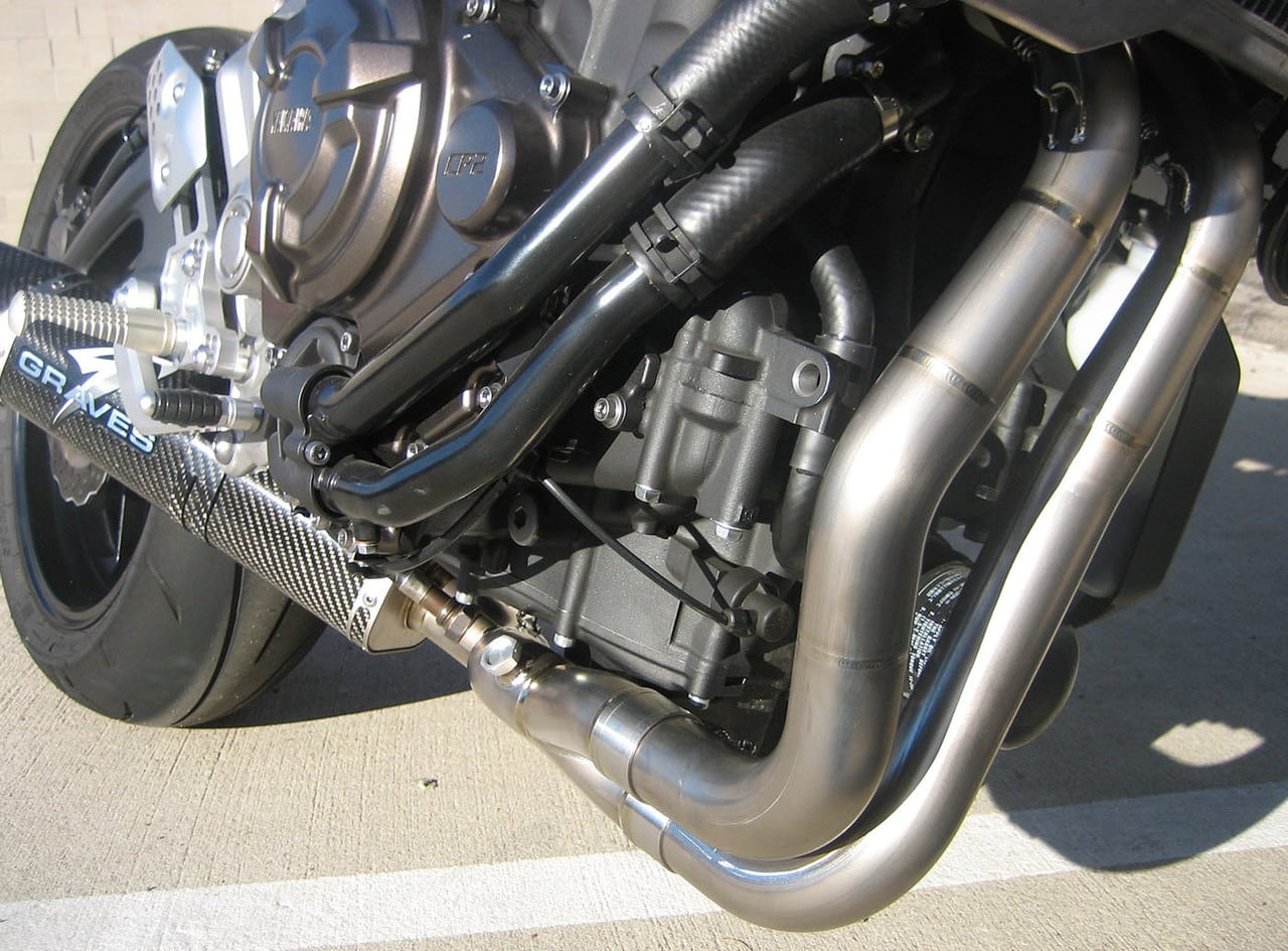 Exhaust for Yamaha R7 Short Titanium