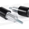 TST Industries WOMET-TECH YAMAHA ALUMINUM SWINGARM SPOOLS - R7 / FZ-07 / MT-07 / XSR700 - Image 2
