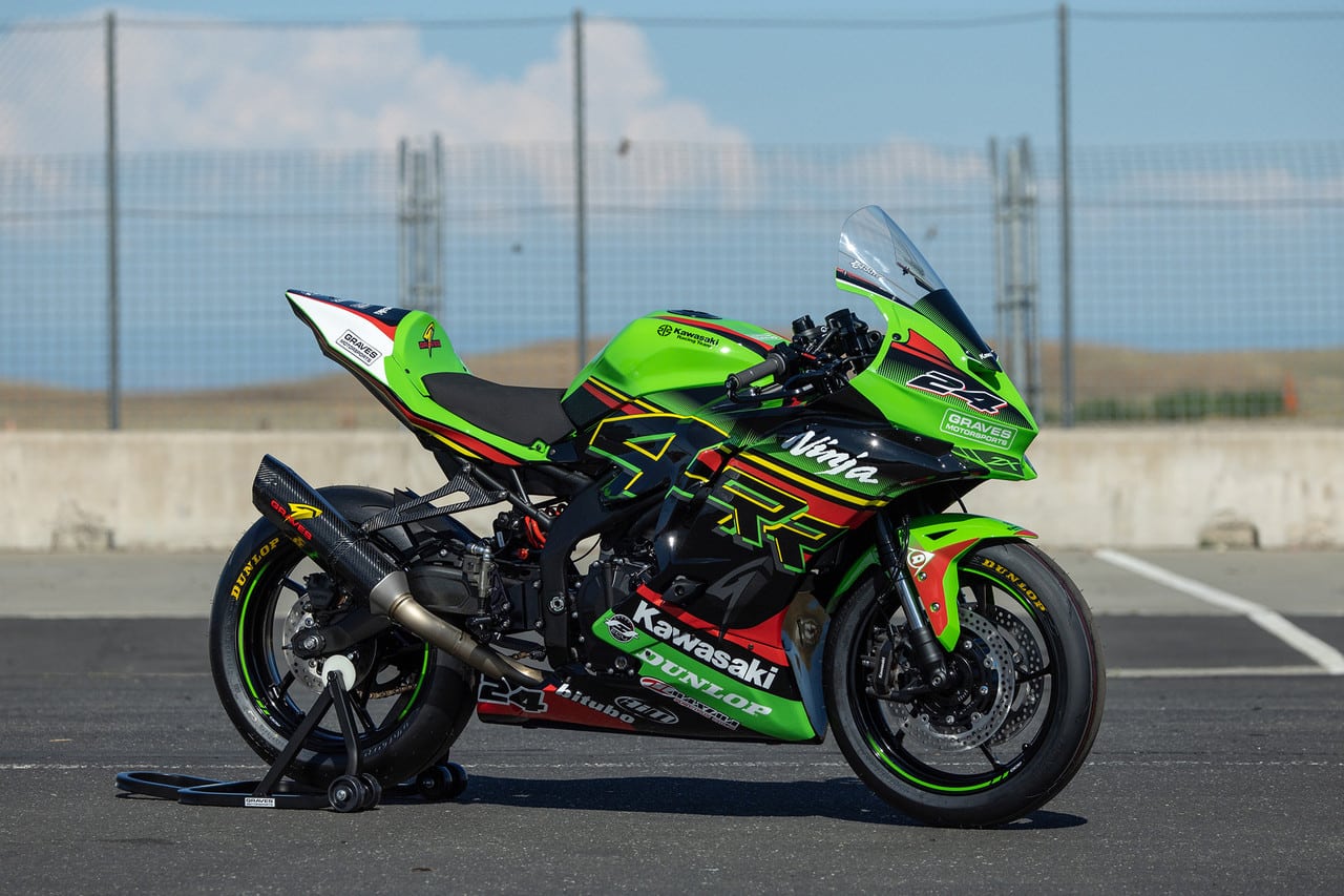 Graves Motorsports Exclusive Zero Gravity Tall Race Windscreen Kawasaki ZX 4RR